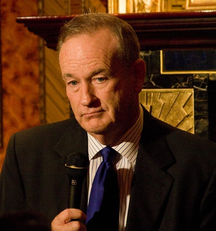 Bill O'Reilly; image by Justin Hoch, CC BY 2.0, via Wikimedia Commons, no changes.