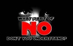 "What part of NO don't you understand?" graphic, via Max Pixel, CC0.