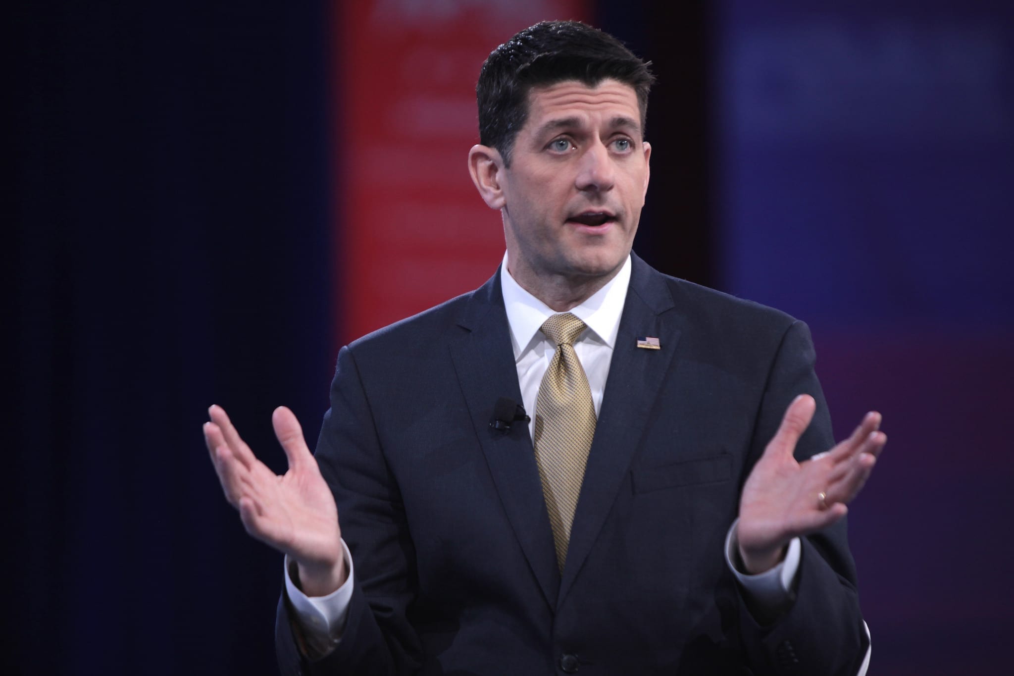Speaker of the House Paul Ryan; image by Gage Skidmore, via Flickr, CC BY-SA 2.0, no changes.