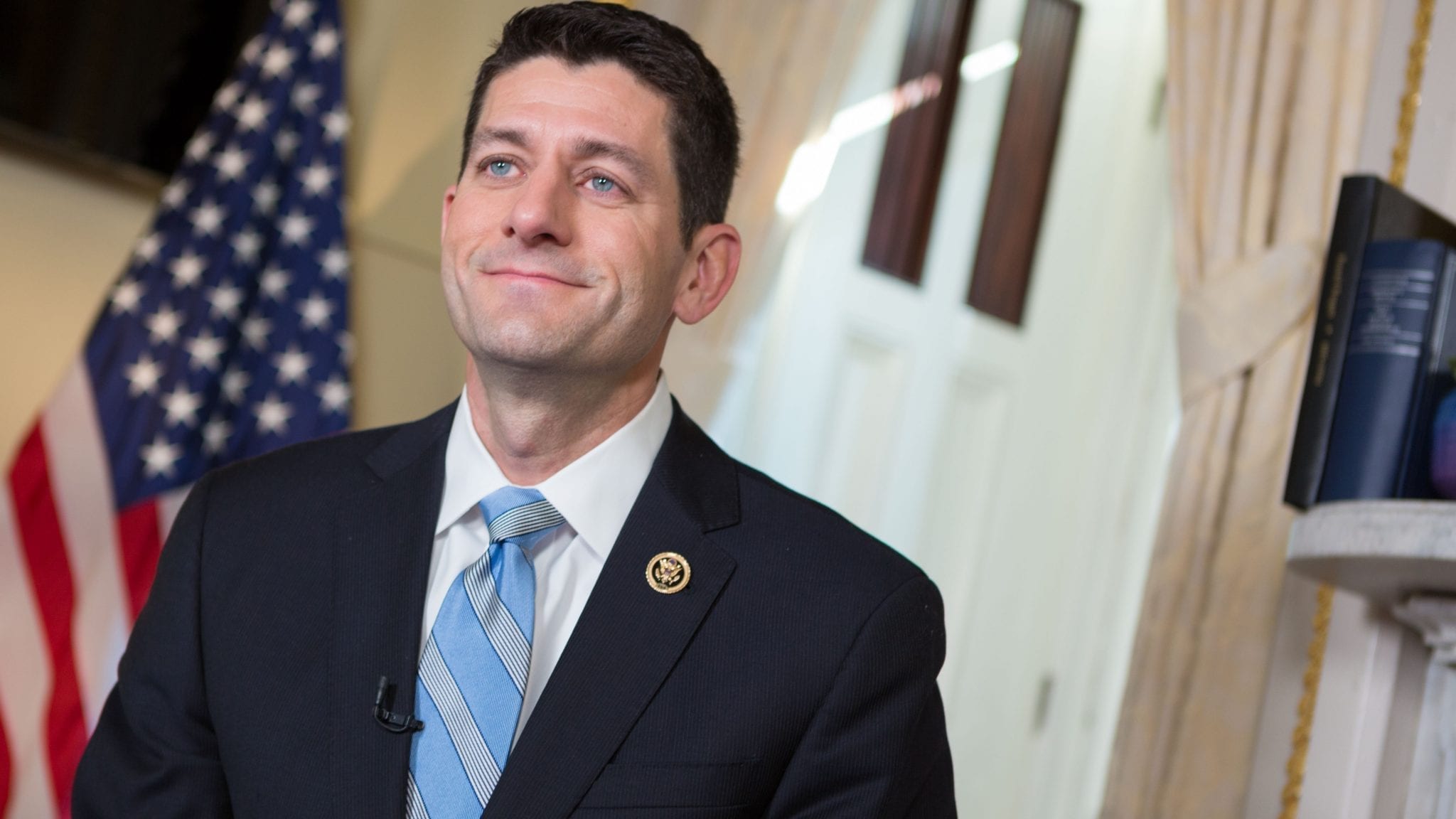 Speaker of the House, Paul Ryan; image by Heather Reed/Office of the Speaker of the House, Public domain, via Wikimedia Commons.