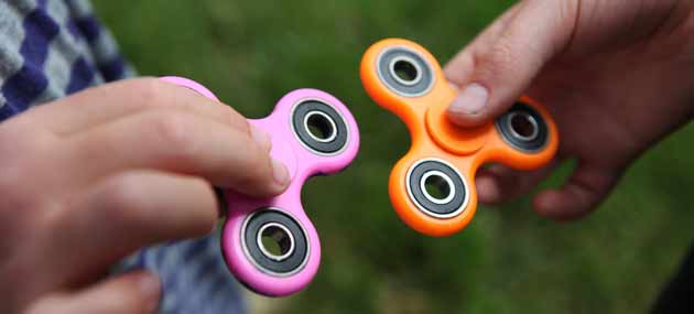 Image of two Fidget Spinners