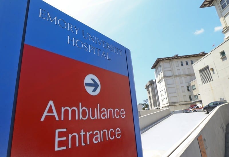 Image of the exterior of Emory University Hospital
