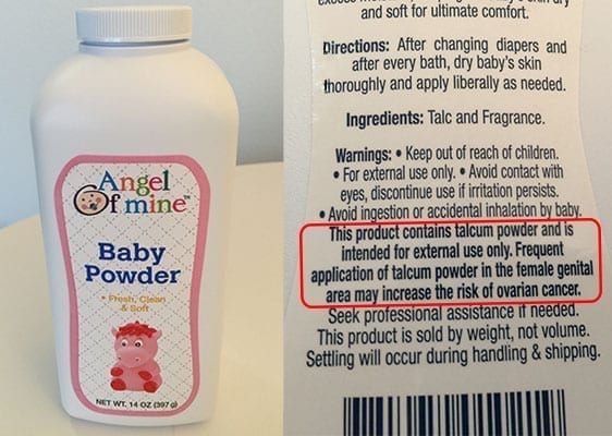 Other Brands’ Warning Labels Pivotal Evidence in $417M Talc-Ovarian ...