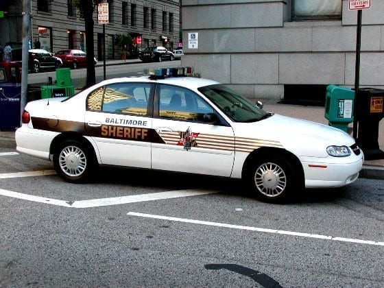 Image of a Baltimore Police Car