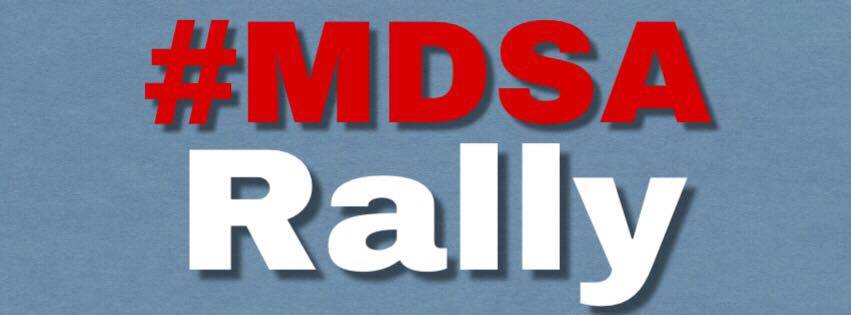 MDSA Rally; image courtesy of www.ASHESnonprofit.com.