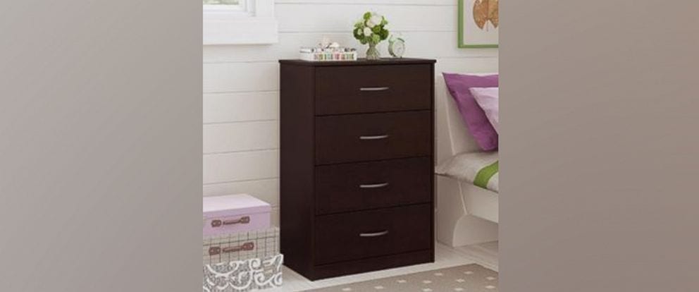 Image of the Recalled Ameriwood Home Chest of Drawers