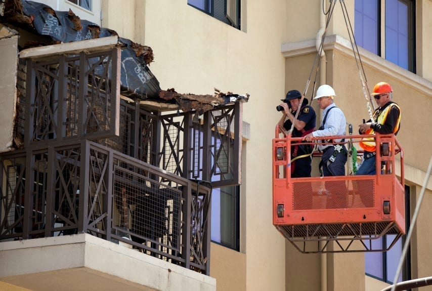 Image of the Berkeley Balcony Collapse