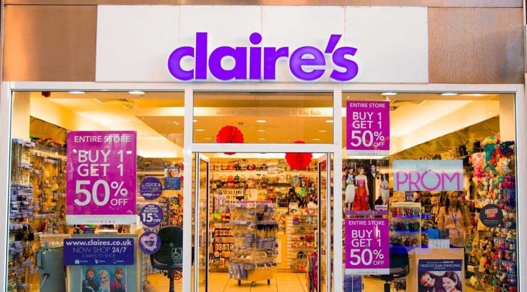 Image of a Claire's Accessories store