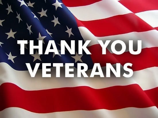 Thank you, Veterans; image courtesy Up by Their Bootstraps.