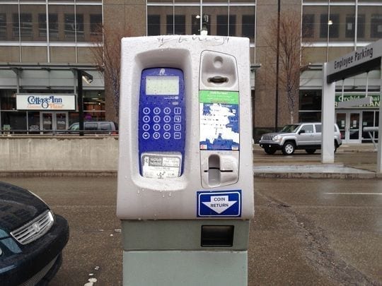 Image of a Detroit Parking Ticket Payment Kiosk