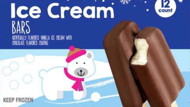 Image of the Recalled Giant Eagle Ice Cream Bars