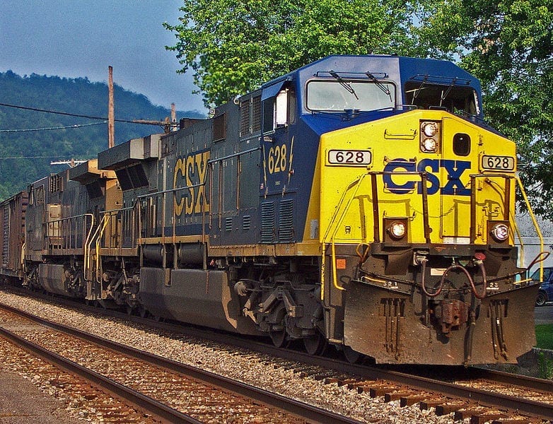 Image of a CSX Freight Train