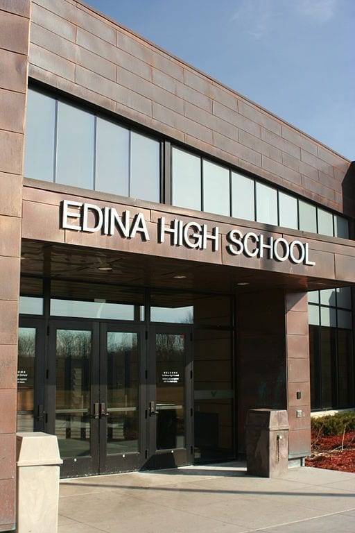 Image of the Edina High School Entrance