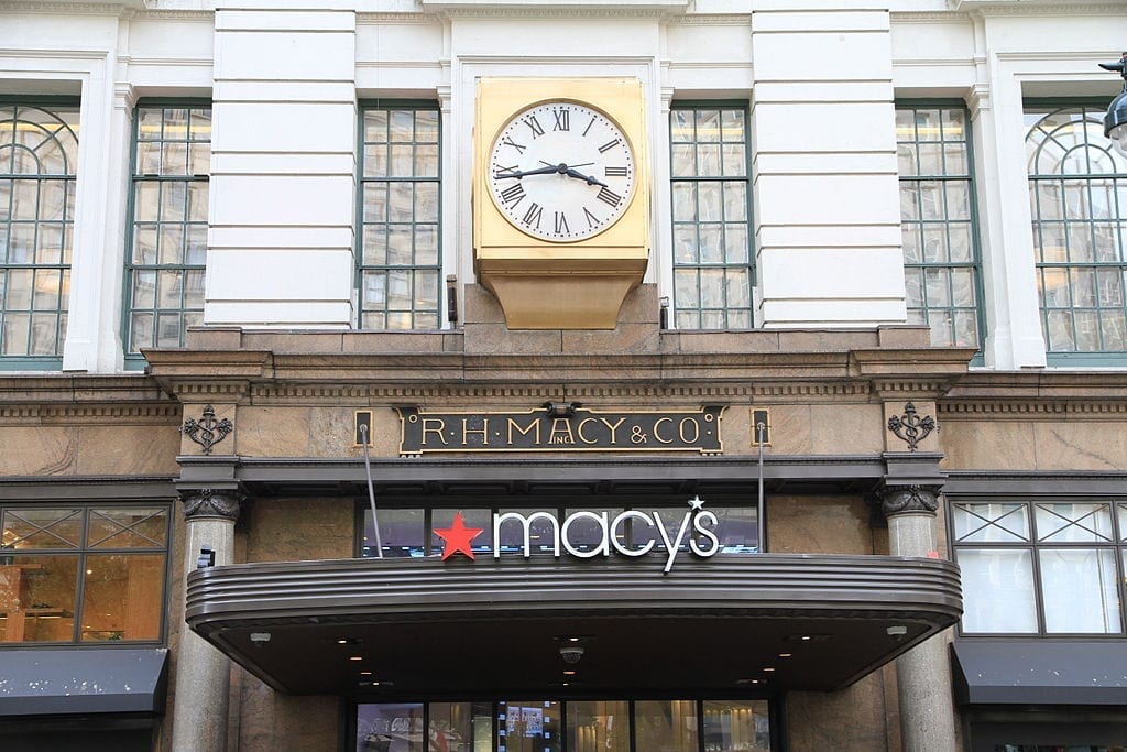 Image of a Macy's Storefront