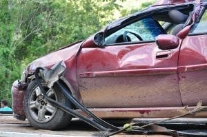 Image of a car accident