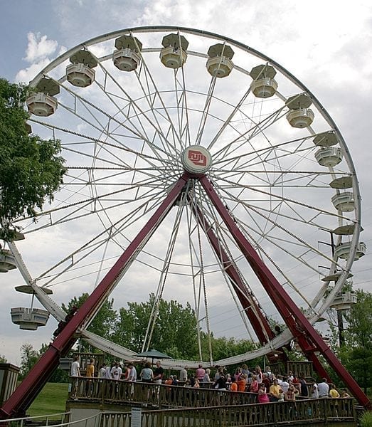 Image of the Giant Skywheel at Adventureland