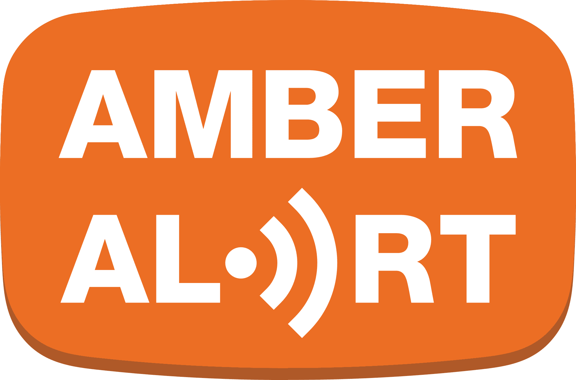 AMBER Alert logo; image by AMBER Alert Europe - www.amberalert.eu, Public domain, via Wikimedia Commons.