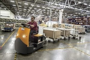 Image of a warehouse worker