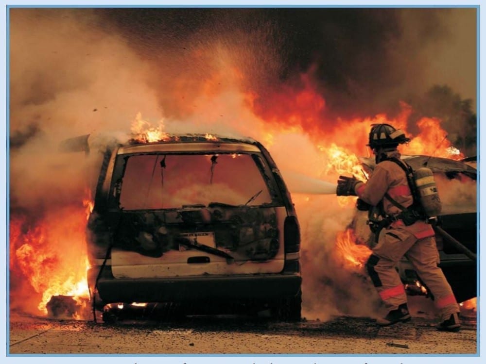 Crash scene; image courtesy of NHTSA.gov, Public domain.