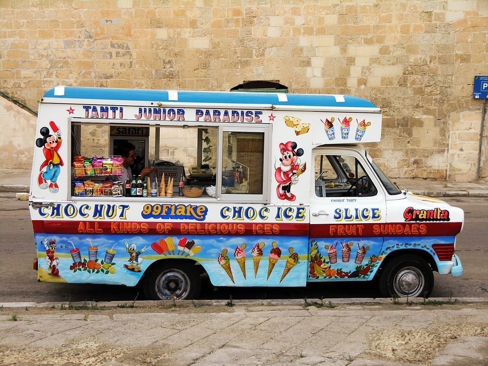 Image of an ice cream truck