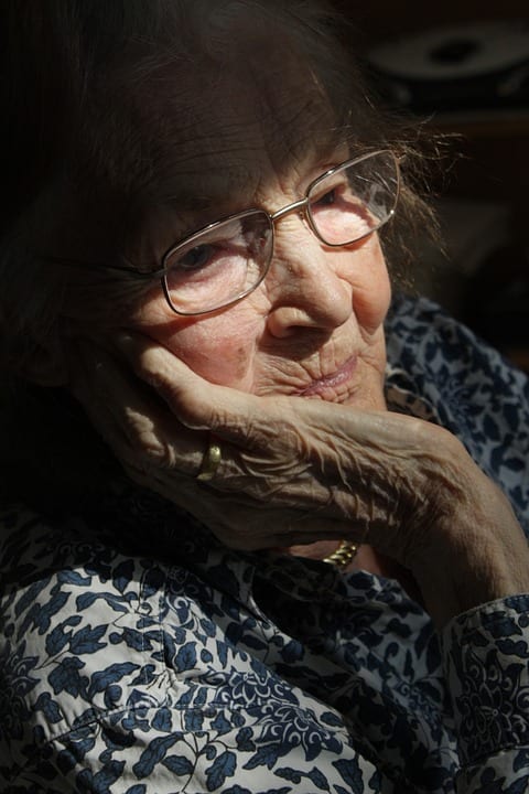 Image of an elderly woman