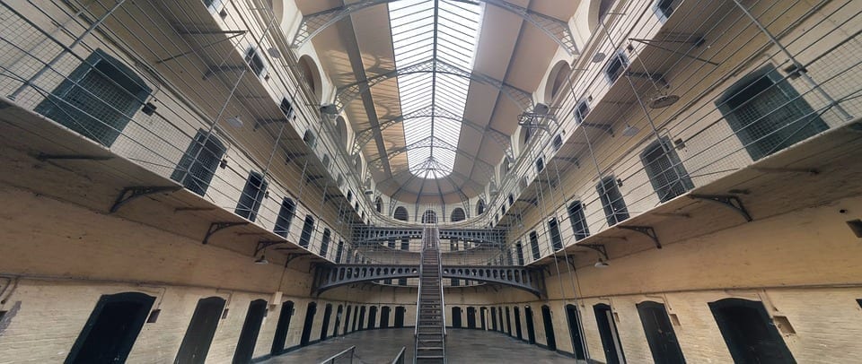 Image of the inside of a jail