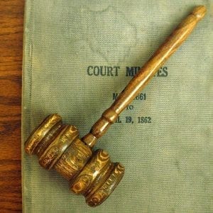 Image of a legal gavel