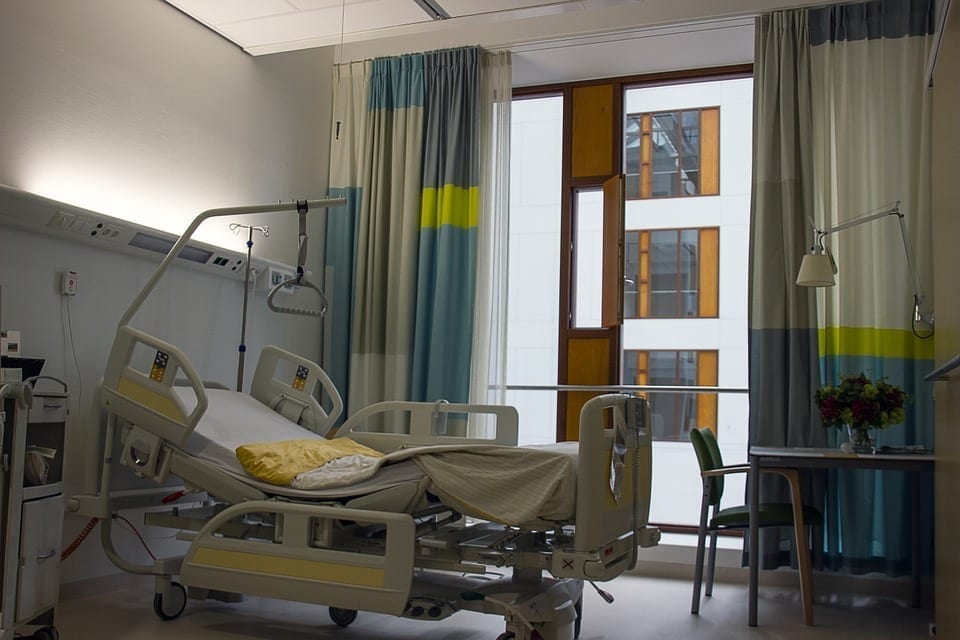 image of a hospital room