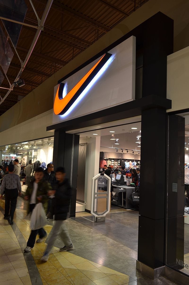 Image of the Nike Factory Store in Vaughan Mills