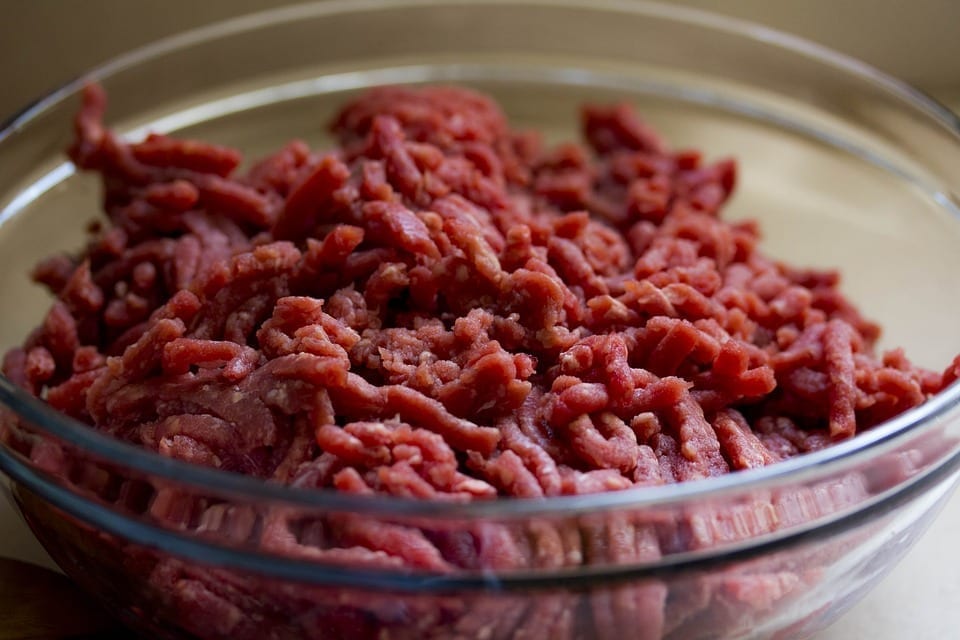 Image of Ground Beef in a Bowl