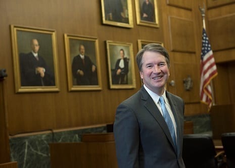 Judge Brett Kavanaugh; image by U.S. Court of Appeals for the District of Columbia Circuit [Public domain], via Wikimedia Commons.