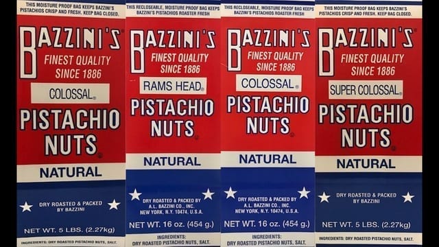 Image of the Recalled Bazzini Pistachios