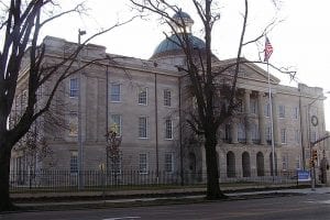 Image of the Mississippi Old Capitol, downtown Jackson