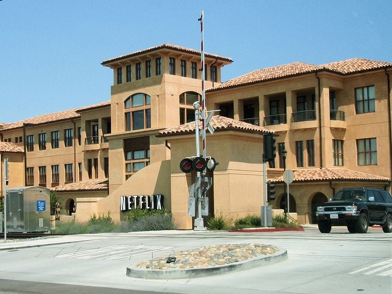 Image of Netflix's headquarters in Los Gatos, California