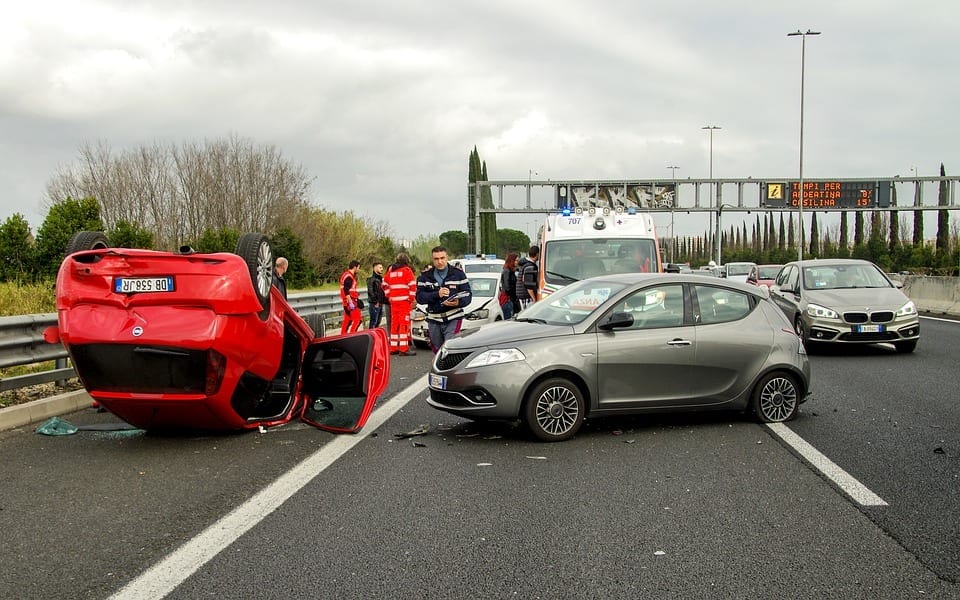 Image of a Scene of a Car Accident