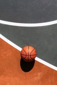 Picture of a basketball; image courtesy of tommy bebo on Unsplash; www.unsplash.com