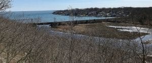 Railroad Bridge over the Four Mile River's mouth which connects East Lyme to Old Lyme's eastern shore