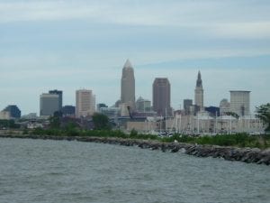 Downtown Cleveland as viewed from Edgewater Park