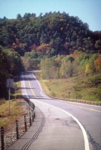 New York State Route 22 passing through Washington County