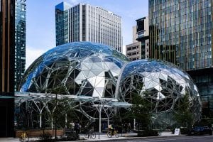 The Amazon Spheres, part of the Amazon headquarters campus in Seattle
