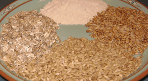 Examples of sources of gluten, high-gluten wheat flour, European spelt, barley, rolled rye flakes