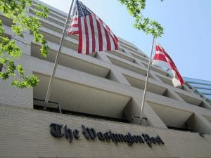 The previous headquarters of The Washington Post on 15th Street NW in Washington, D.C.
