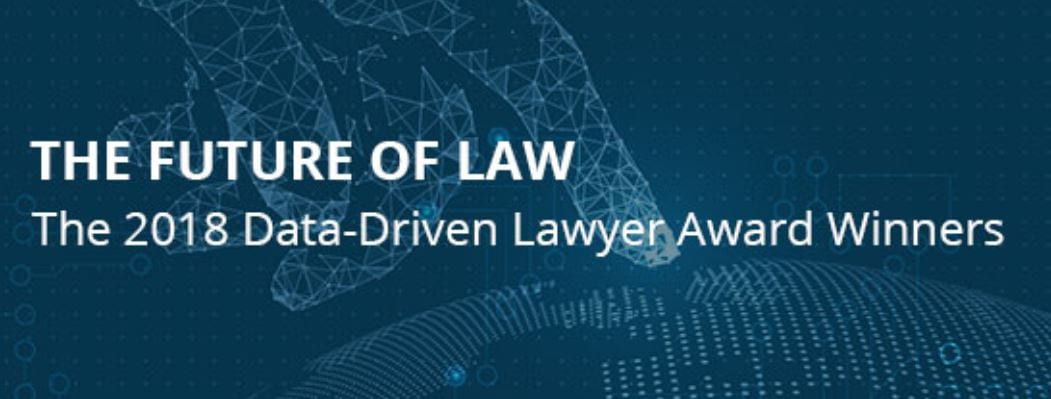 The Future of Law; image courtesy of Lex Machina & Law360.
