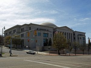 The Heflin-Torbert Judicial Building in Montgomery. It houses the Supreme Court of Alabama