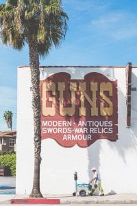 Sign for a gun shop