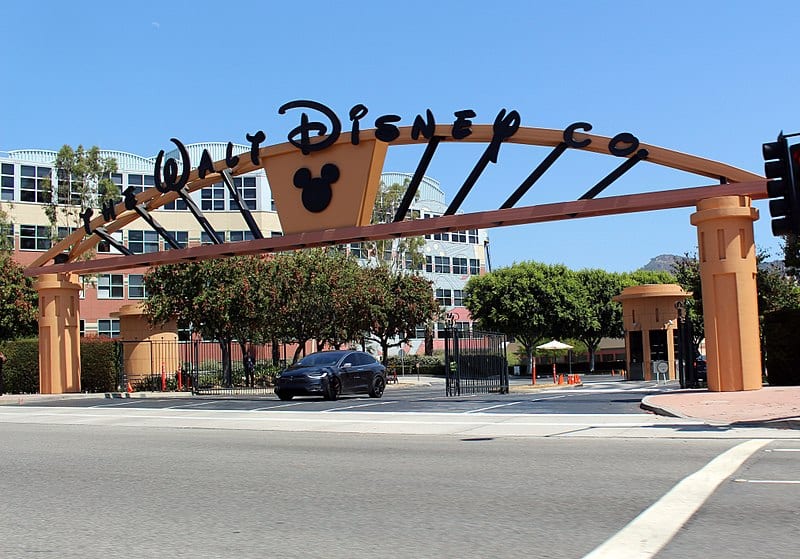 The Alameda Avenue entrance to the Walt Disney Studios in Burbank, California