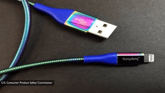 Recalled 'Heyday' USB Charger