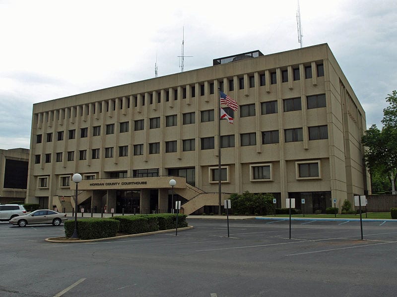 The Morgan County Courthouse in Decatur, Alabama