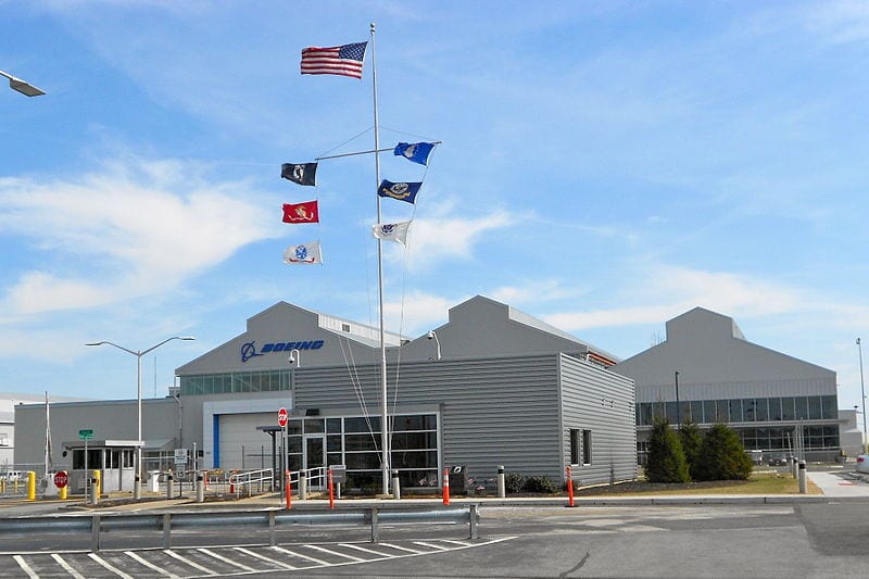 Boeing plant in Ridley Park, Pennsylvania