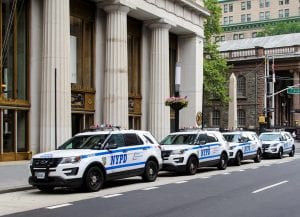 NYPD vehicles